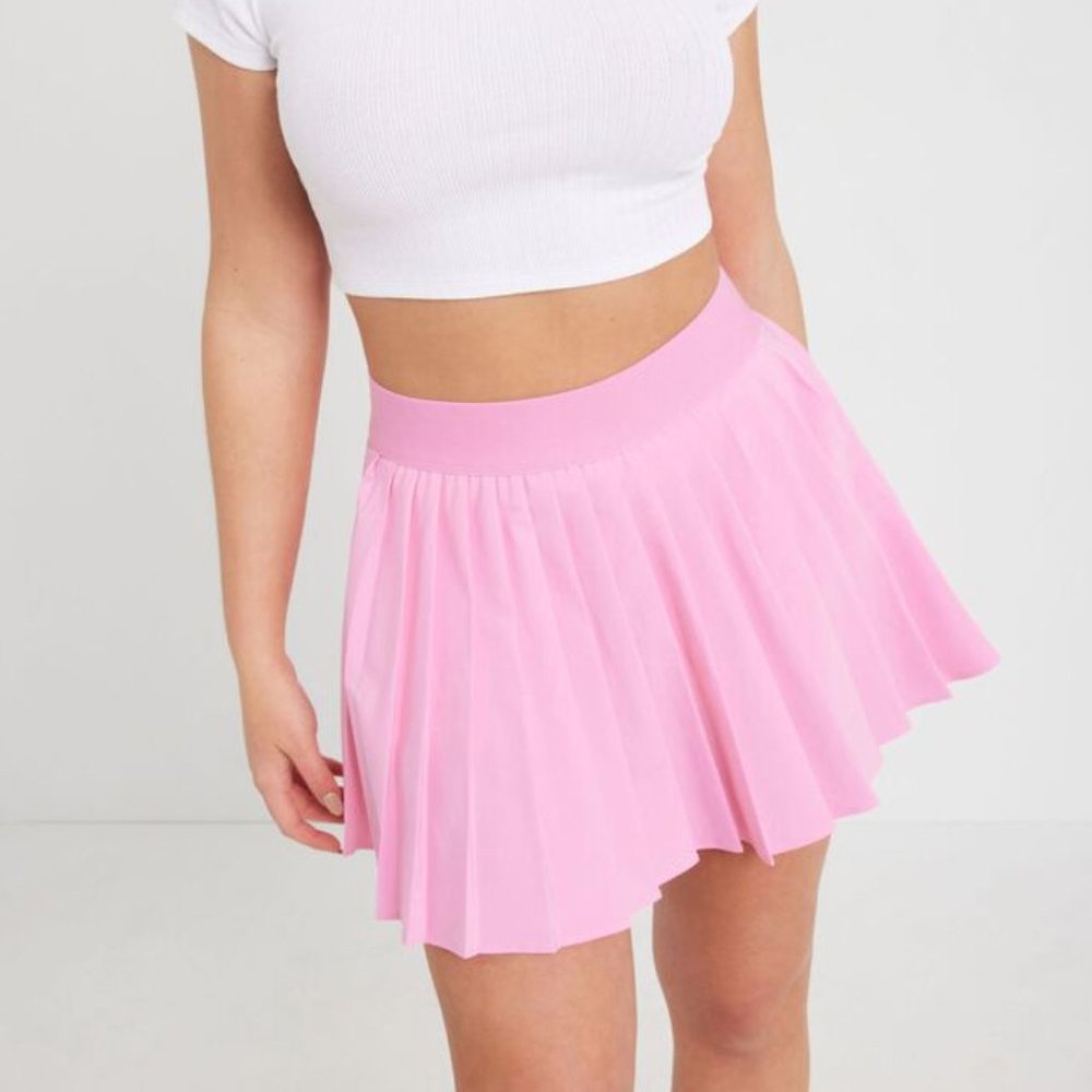 Garage baby bubble gum pink tennis skirt